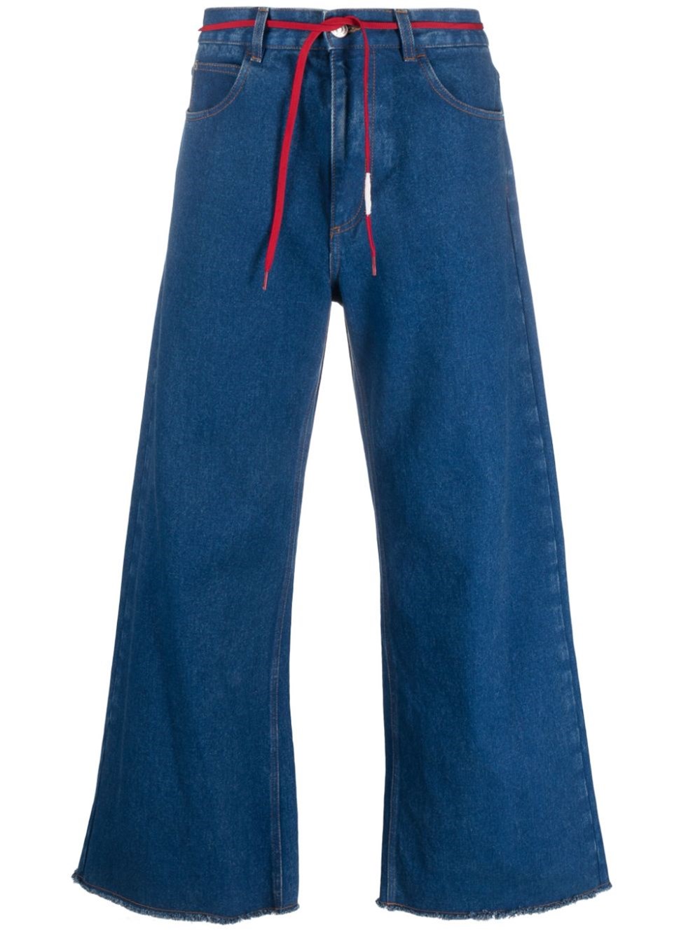 Shop Marni Wide Leg Jeans In Blue