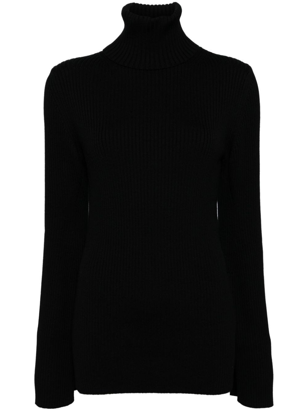 Junya Watanabe High Neck Top In Black