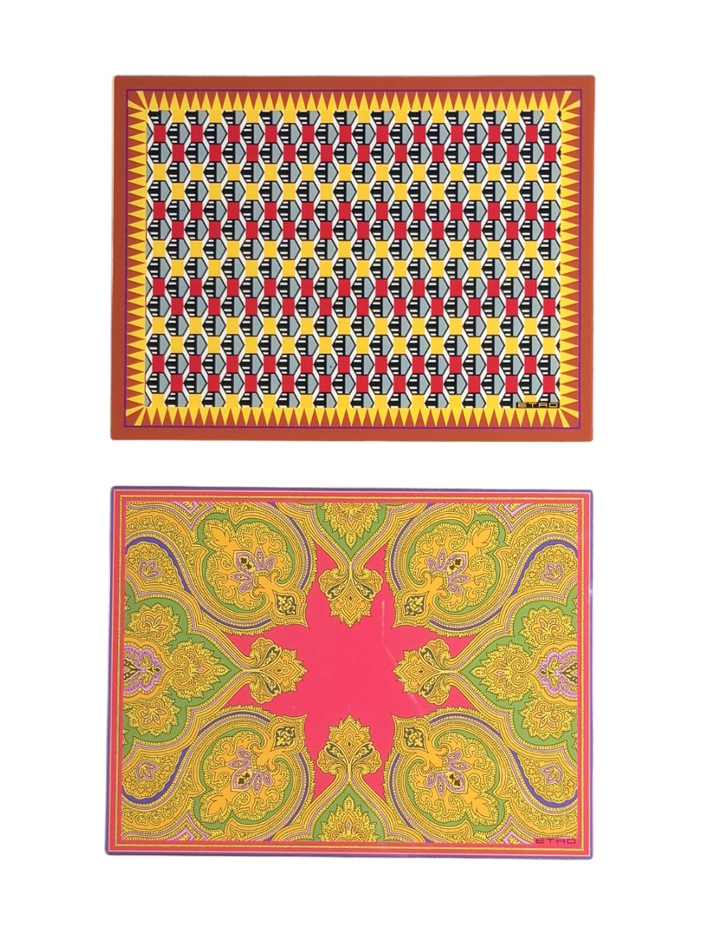 Etro Home Tai Mahal Placemat Set 29x39 (2 Pcs In Multicolour