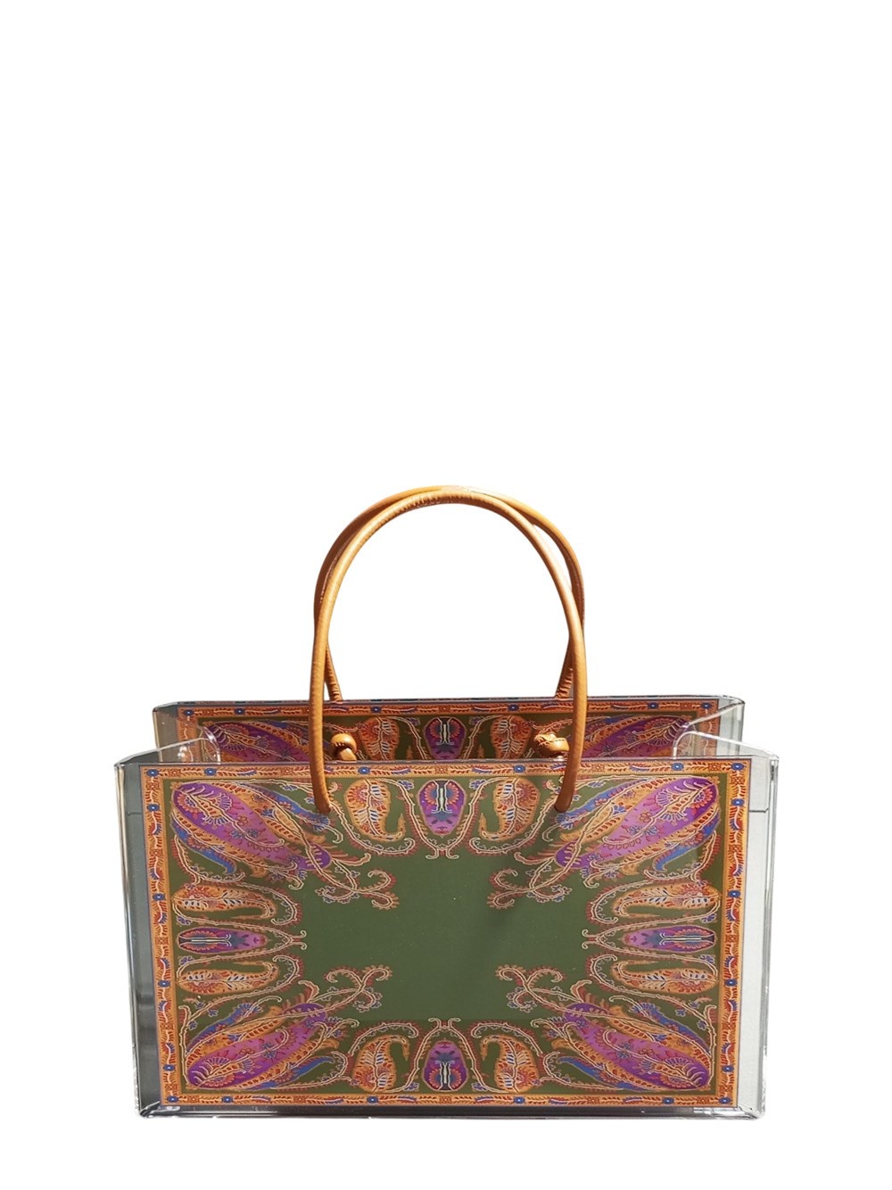 Etro Home Jaipur Magazine Rack 41x24x19.5 In Multicolour