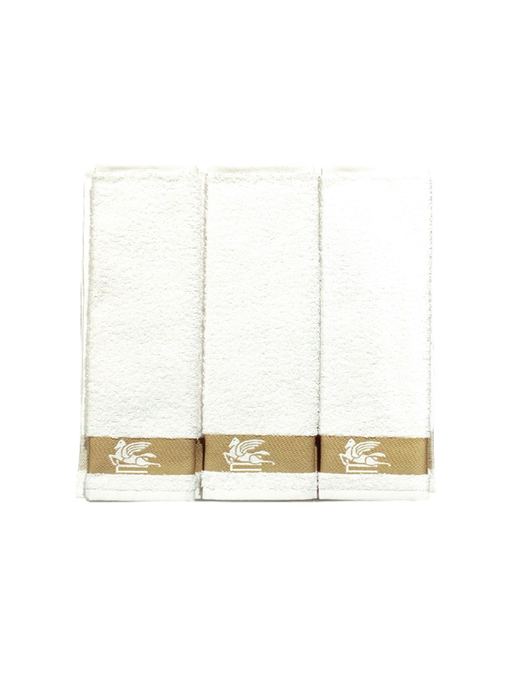 Etro Home Dafne Facial Towels 30x30 - Set 6 Pcs In White