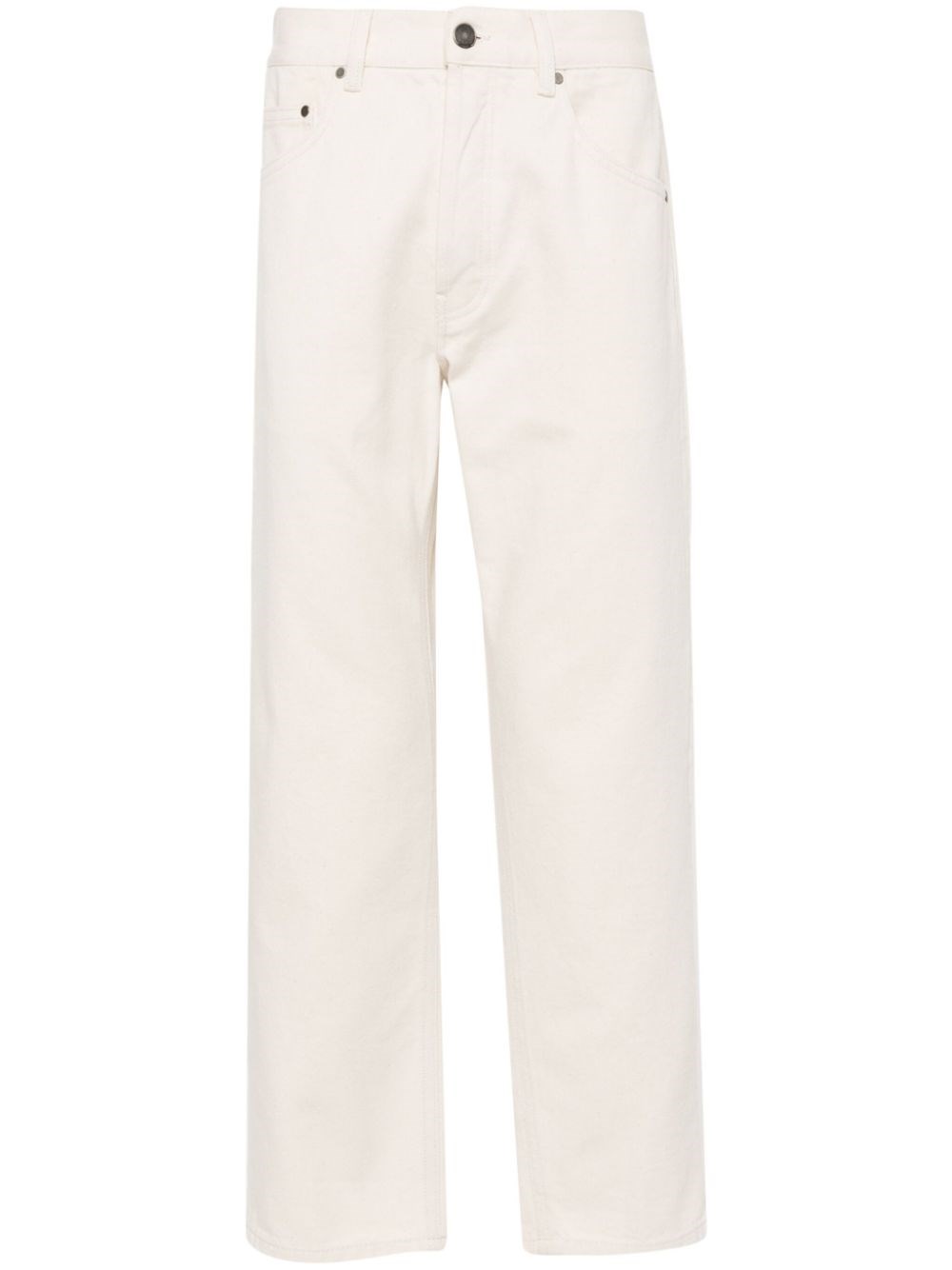 Lardini Cotton Jeans In Nude & Neutrals