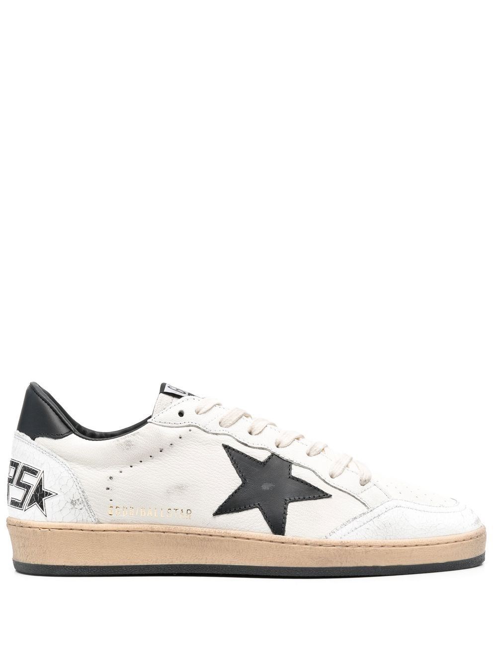 GOLDEN GOOSE Ballstar Sneakers In Leather
