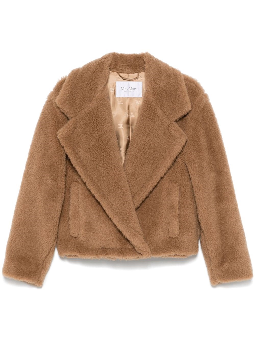 Max Mara Gardone Jacket In Brown