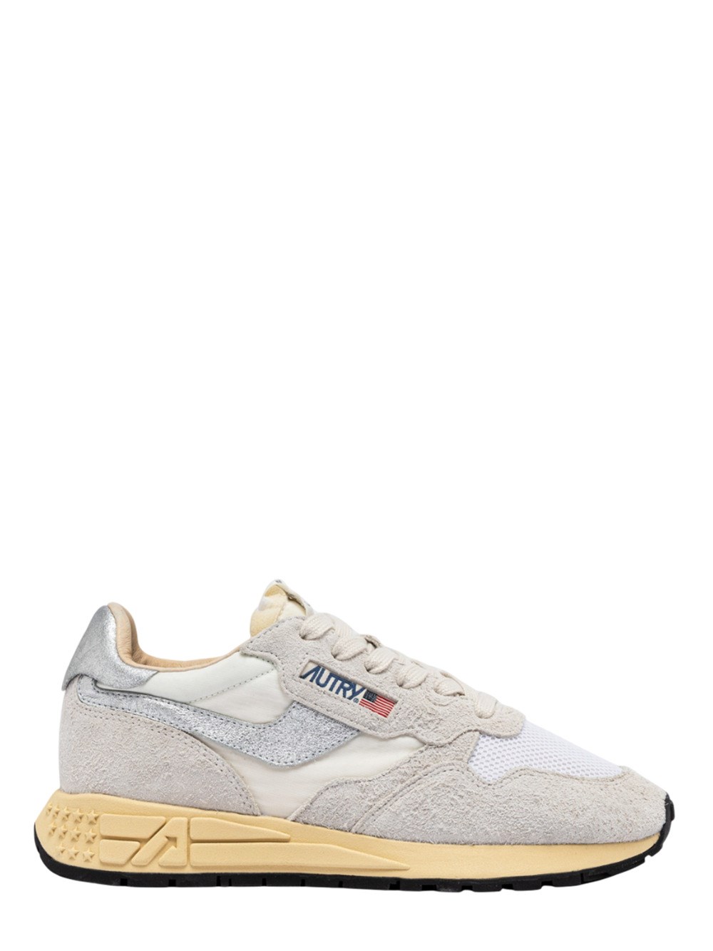 Autry Reelwind Mu01 Low Sneakers Sneakers Grey In White