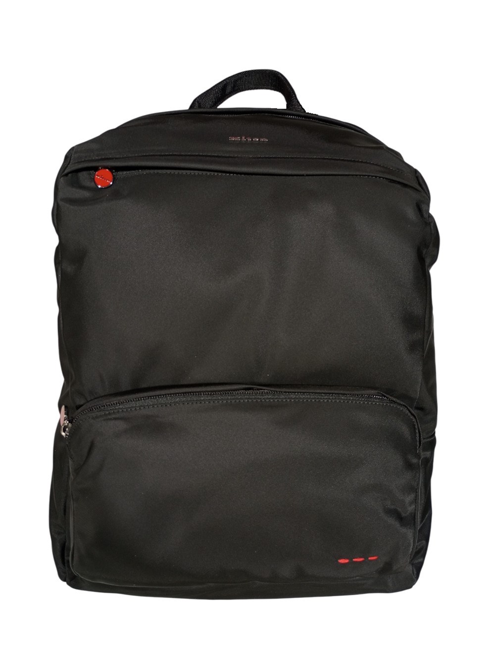 Kiton Rectangular-shape Backpack In Black