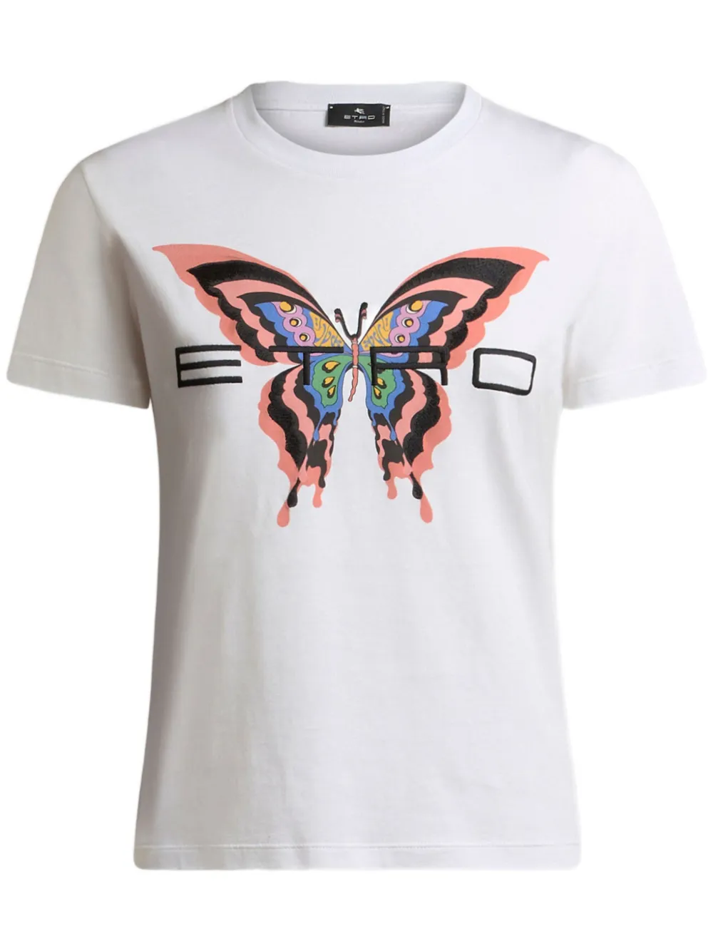 Shop Etro T-shirt With Print In White