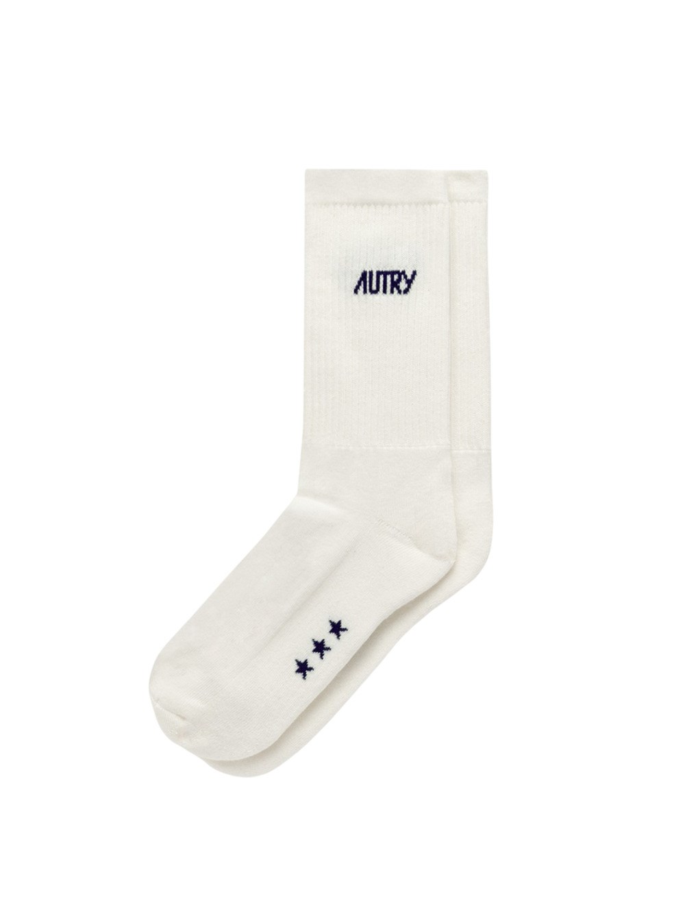 Autry Socks With Star Motif In Nude & Neutrals