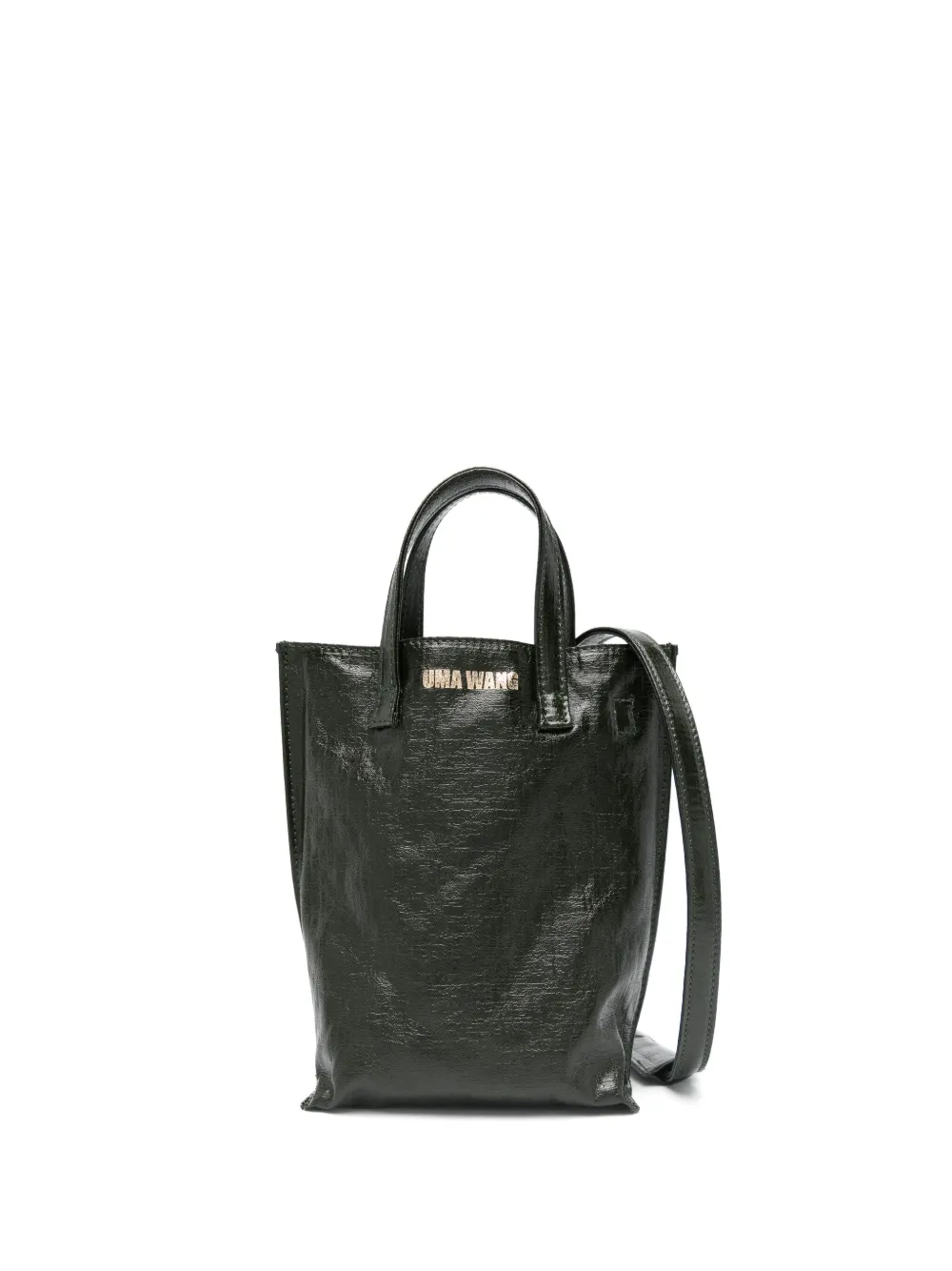 Uma Wang Small Case Tote Bag In Green
