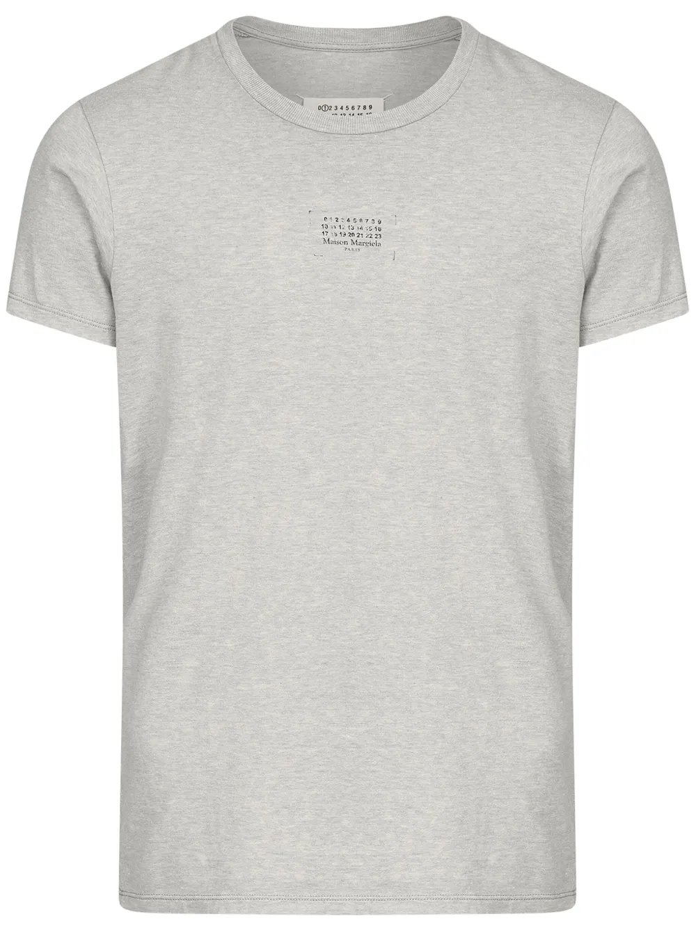 Shop Maison Margiela T-shirt With Numbers Motif In Grey