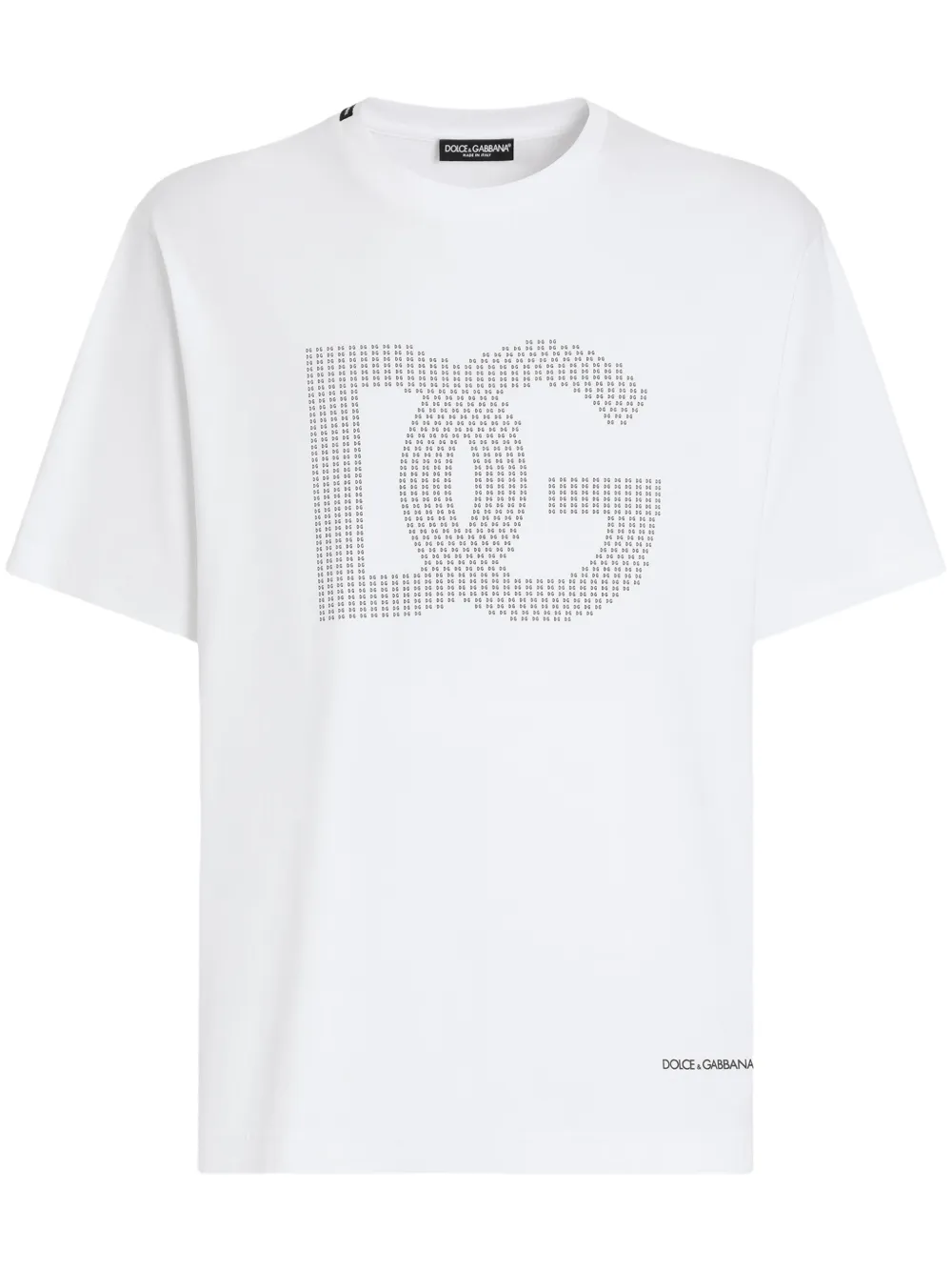 Dolce & Gabbana White Dg Logo T-shirt In White