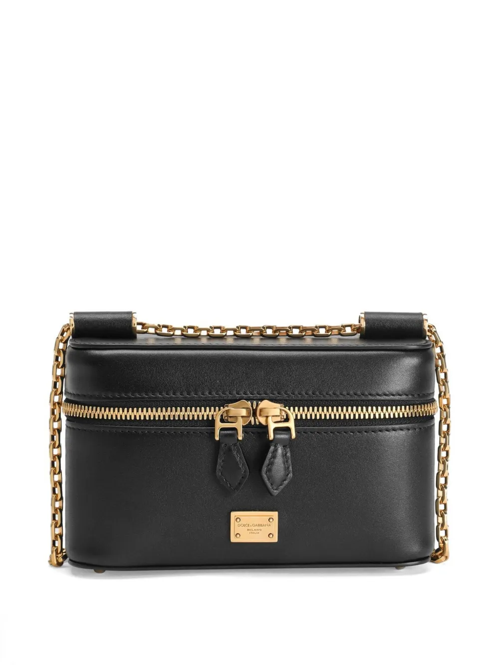 Dolce & Gabbana Sicily Cube Cosmetic Bag In Black