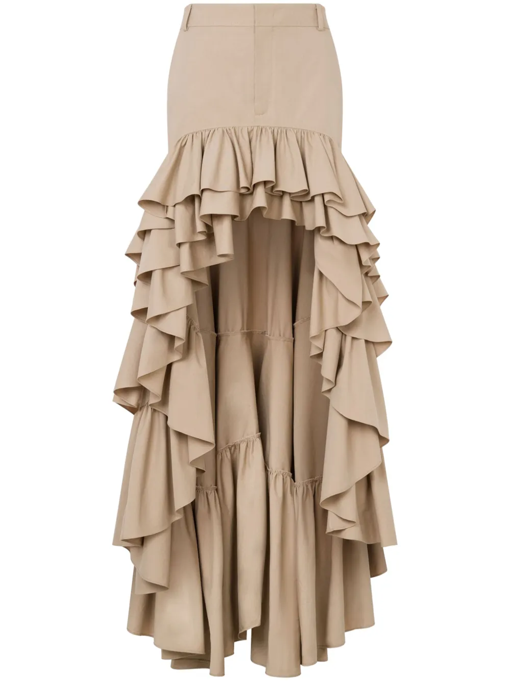 MOSCHINO LONG SKIRT WITH RUFFLES