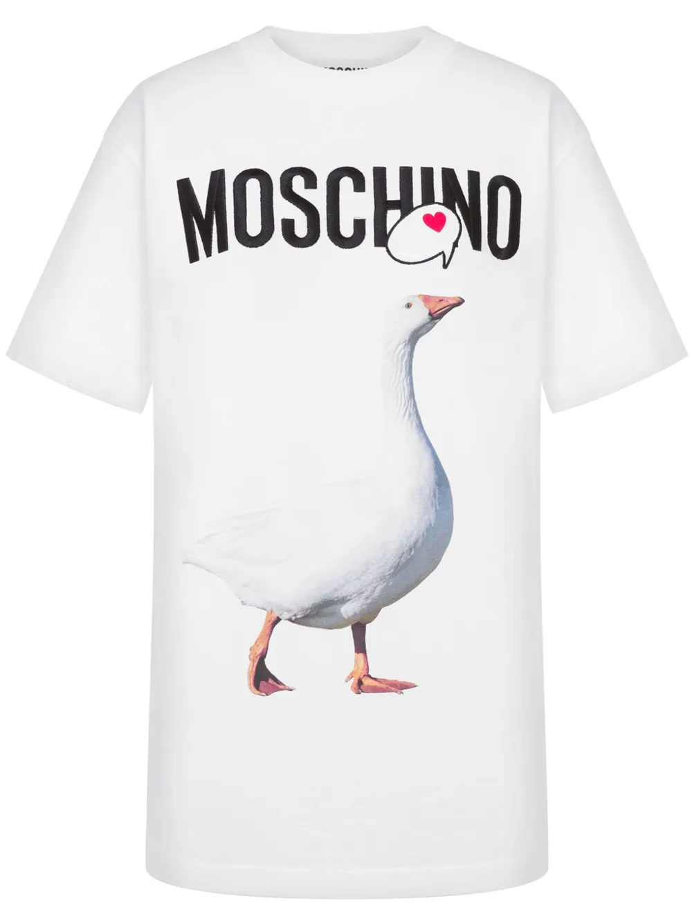Shop Moschino T-shirt With Print In White
