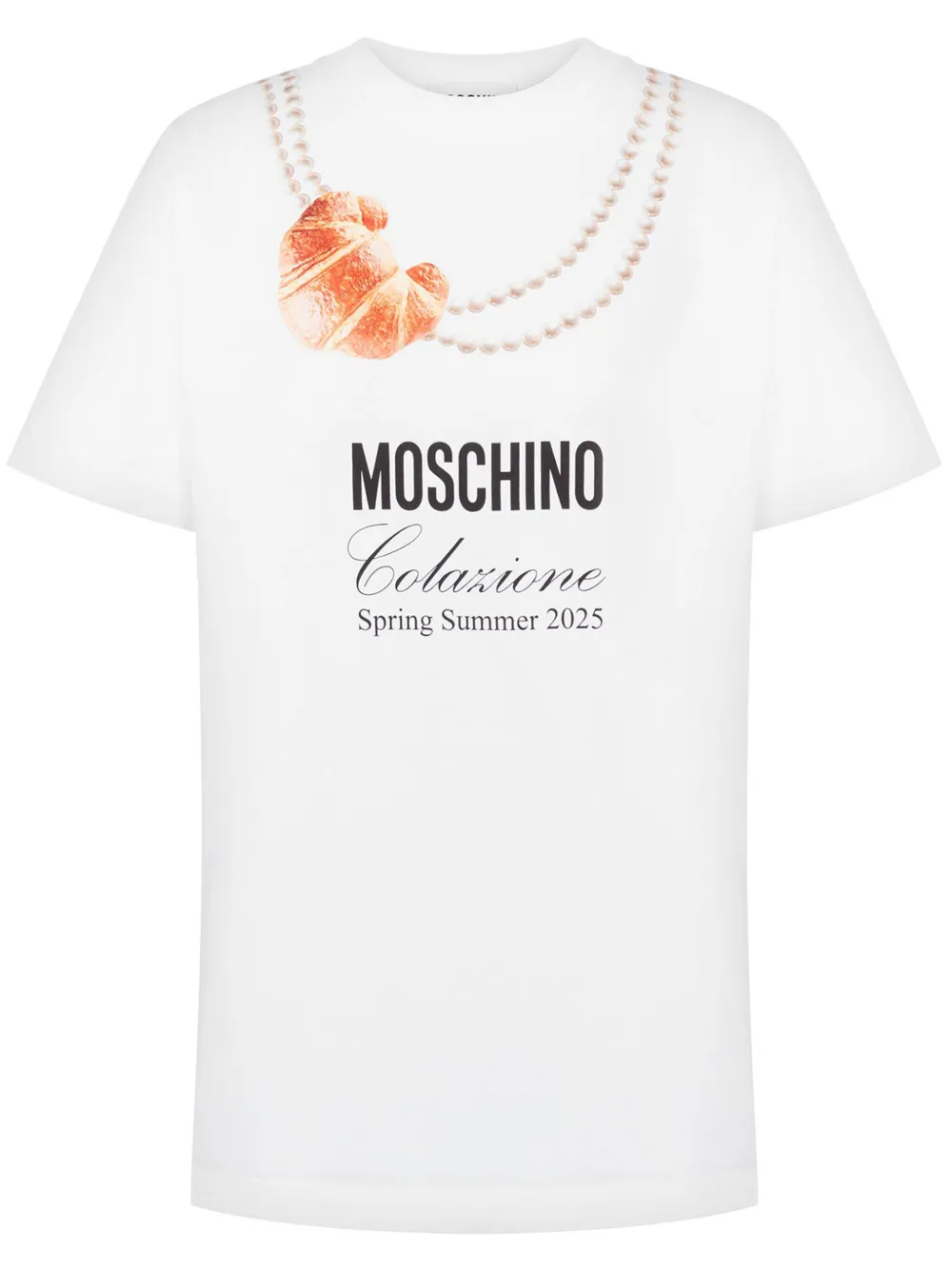 MOSCHINO T-SHIRT WITH PRINT