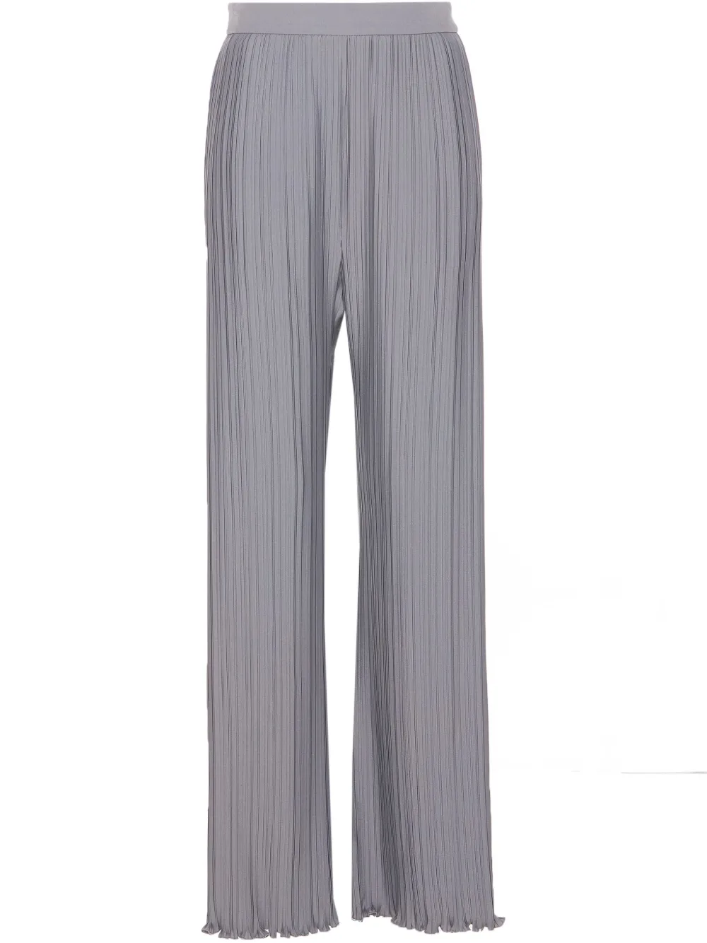 Shop Lanvin Pleated Trousers In Grey