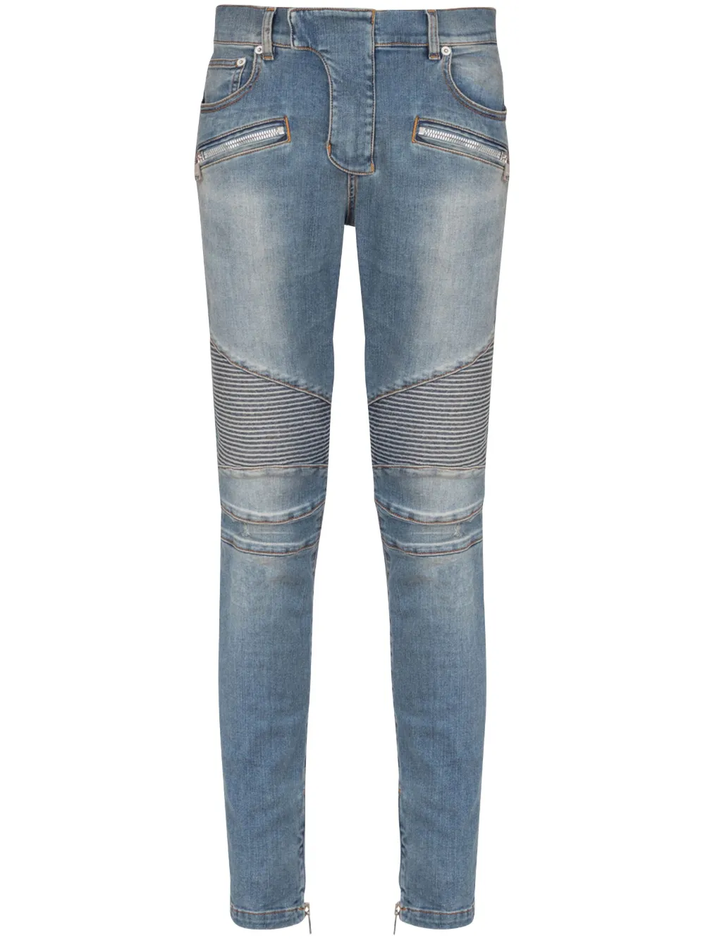 Balmain Slim Fit Jeans For Men In Blue