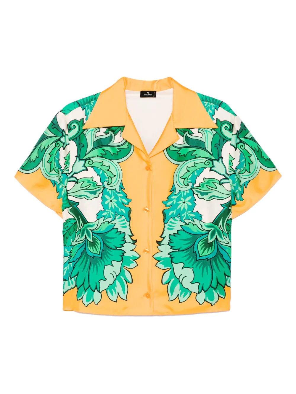 Shop Etro Paisley Print Shirt In Multicolour