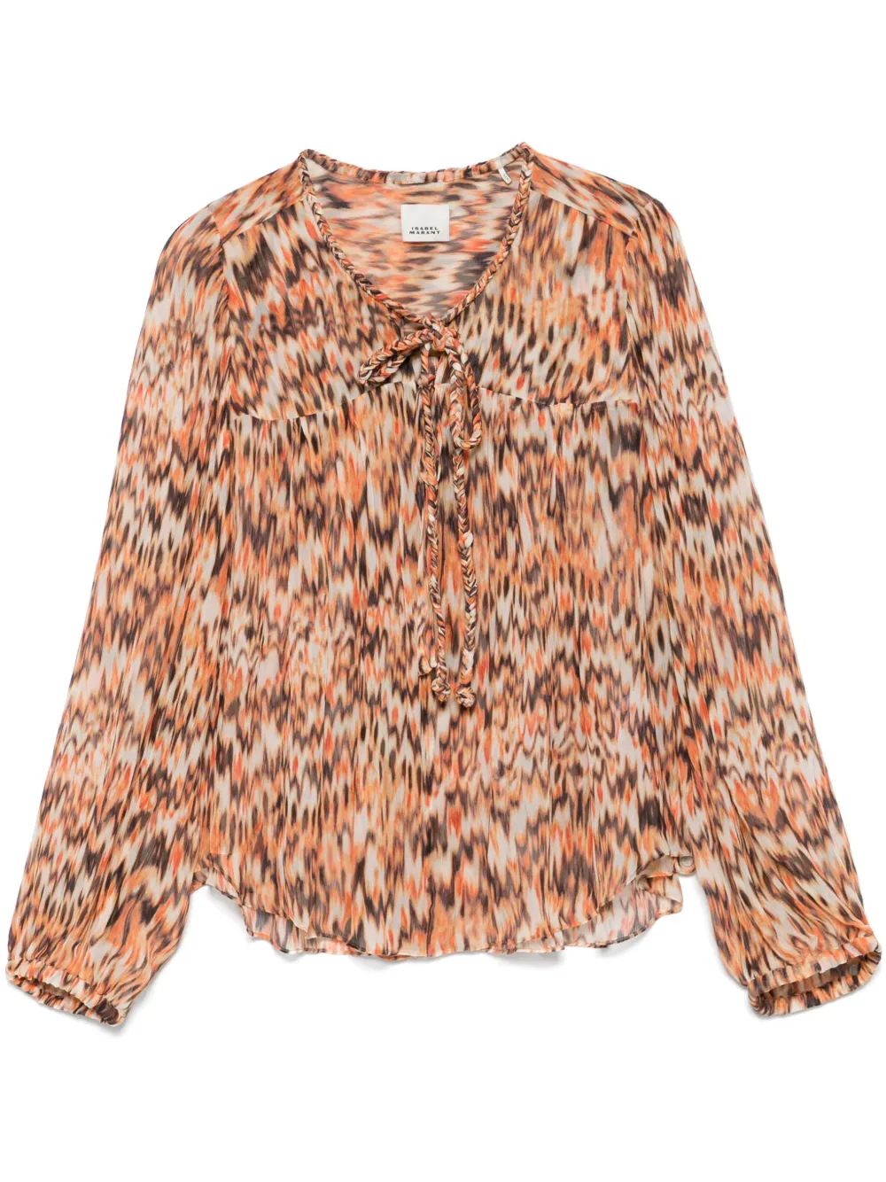 Isabel Marant Marant Ametissa Blouse In Orange
