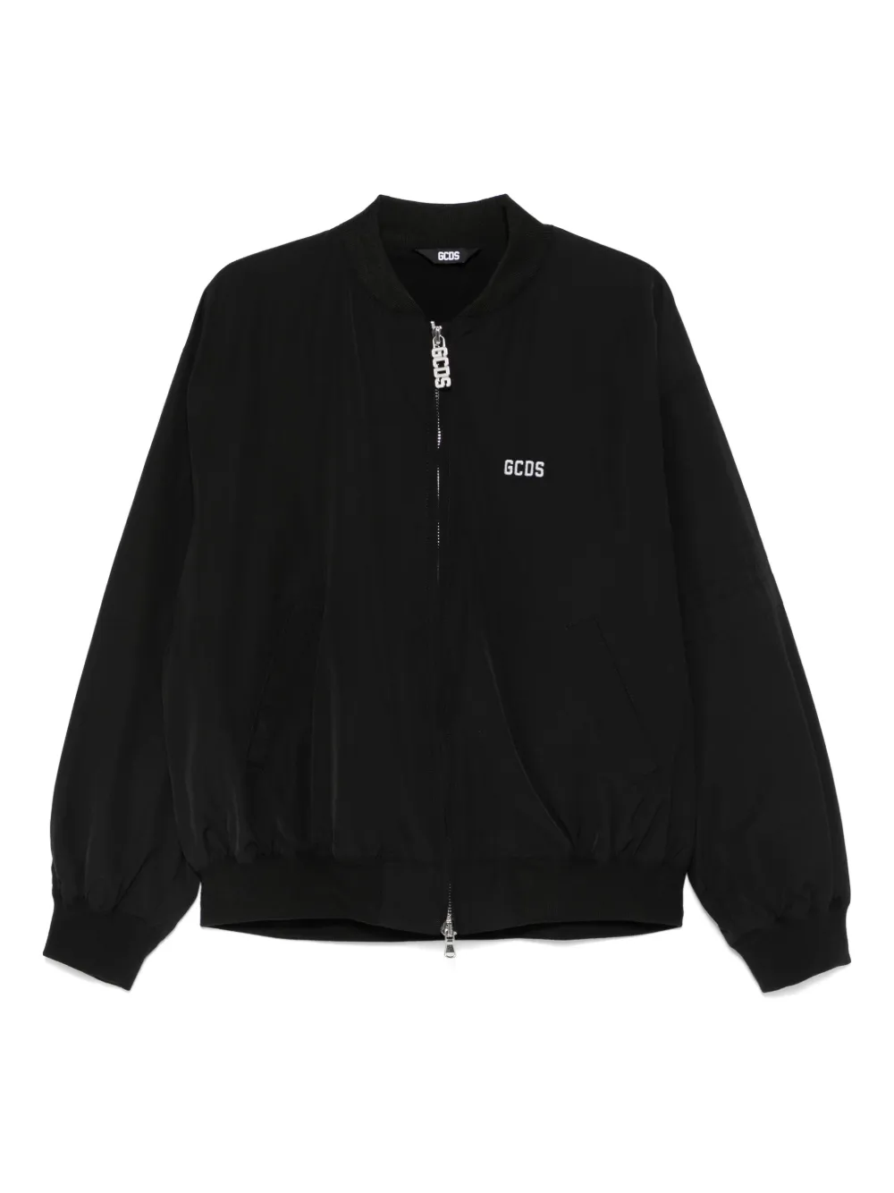 Gcds Varsity Bomber Jacket In Black