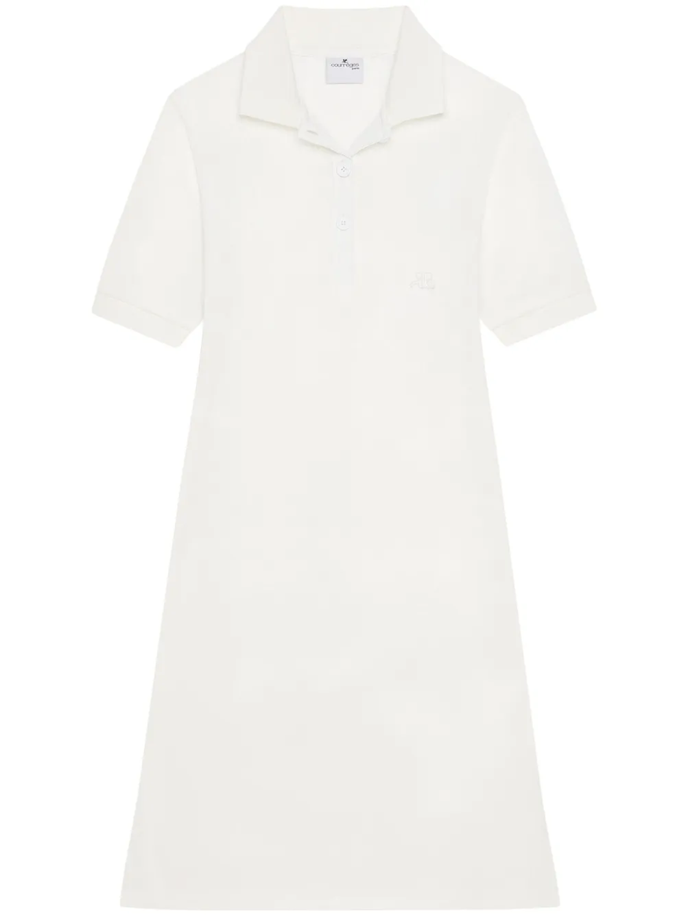 Courrèges Dresses In White