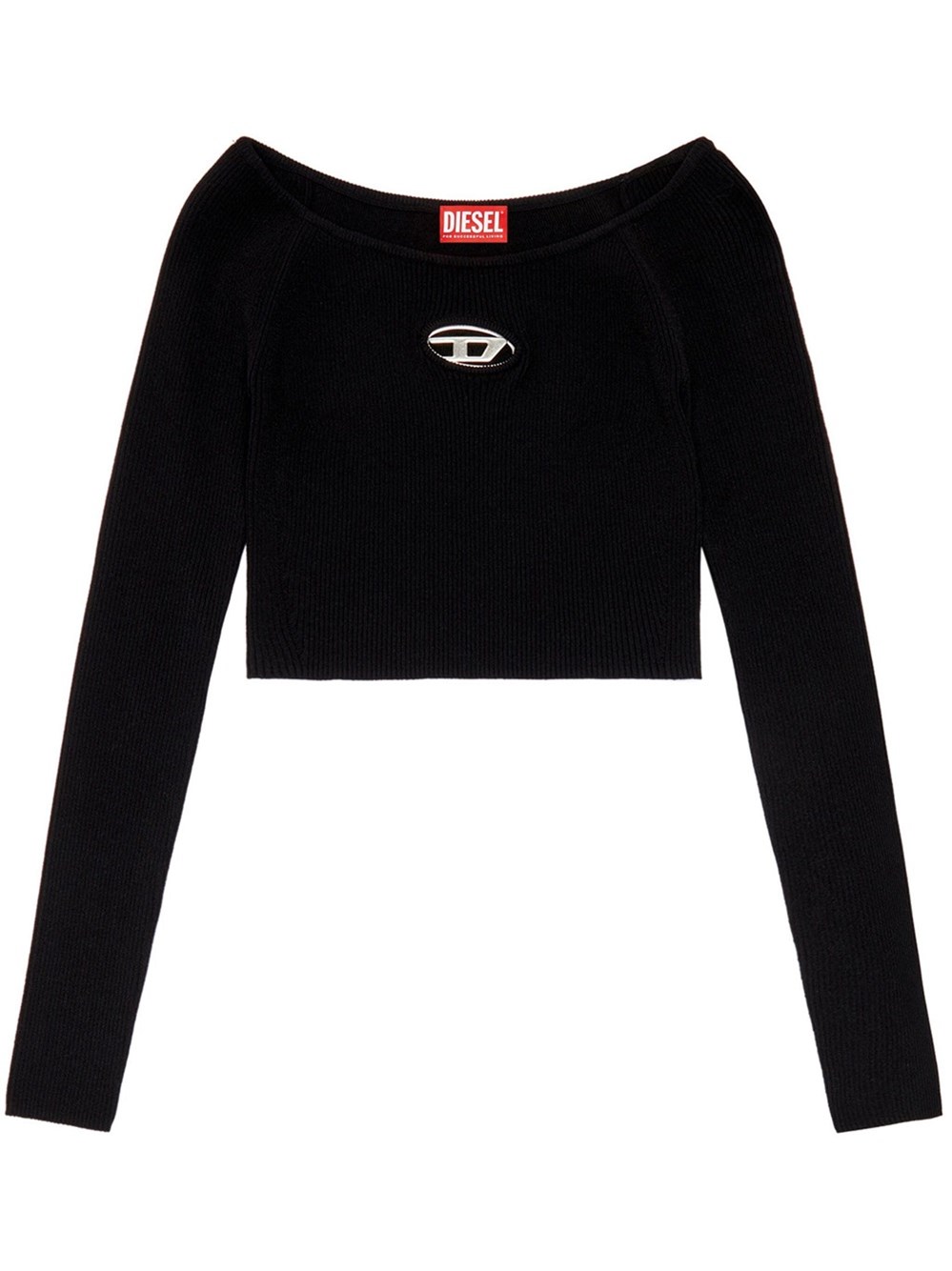Diesel Top In Viscose Yarn From Responsibly Managed Forests In Black