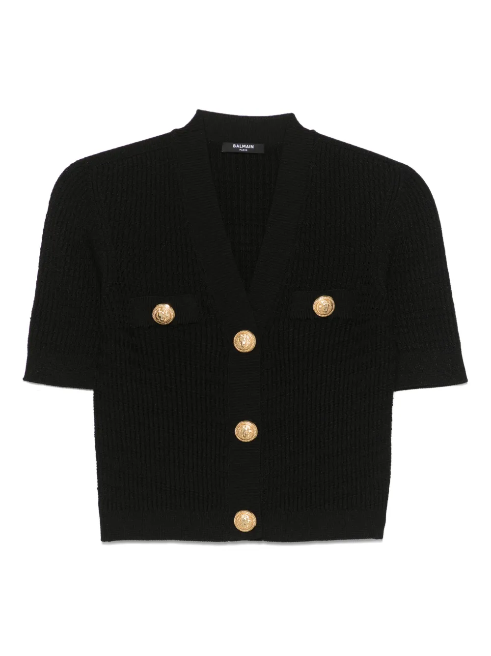BALMAIN TOP WITH DECORATIVE BUTTONS