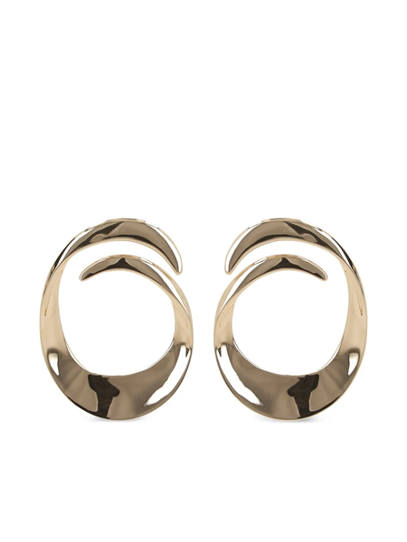 【関税&送料込】Self Portrait Swirl Earrings In Brass self-portrait Swirl Earrings available on
