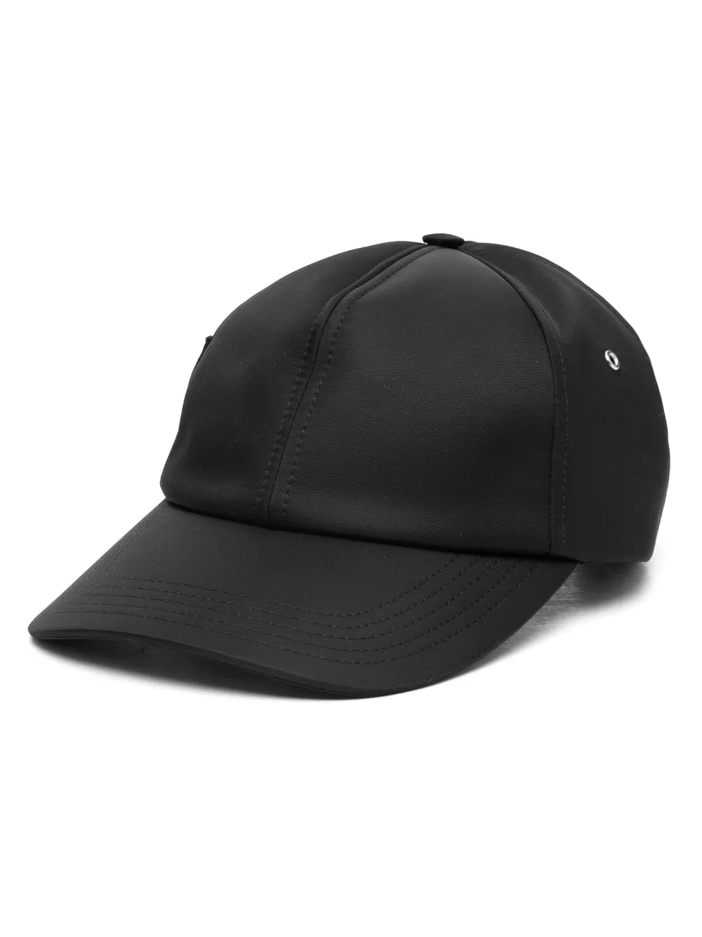 Jacquemus La Casquette Ovalie Baseball Cap In Black