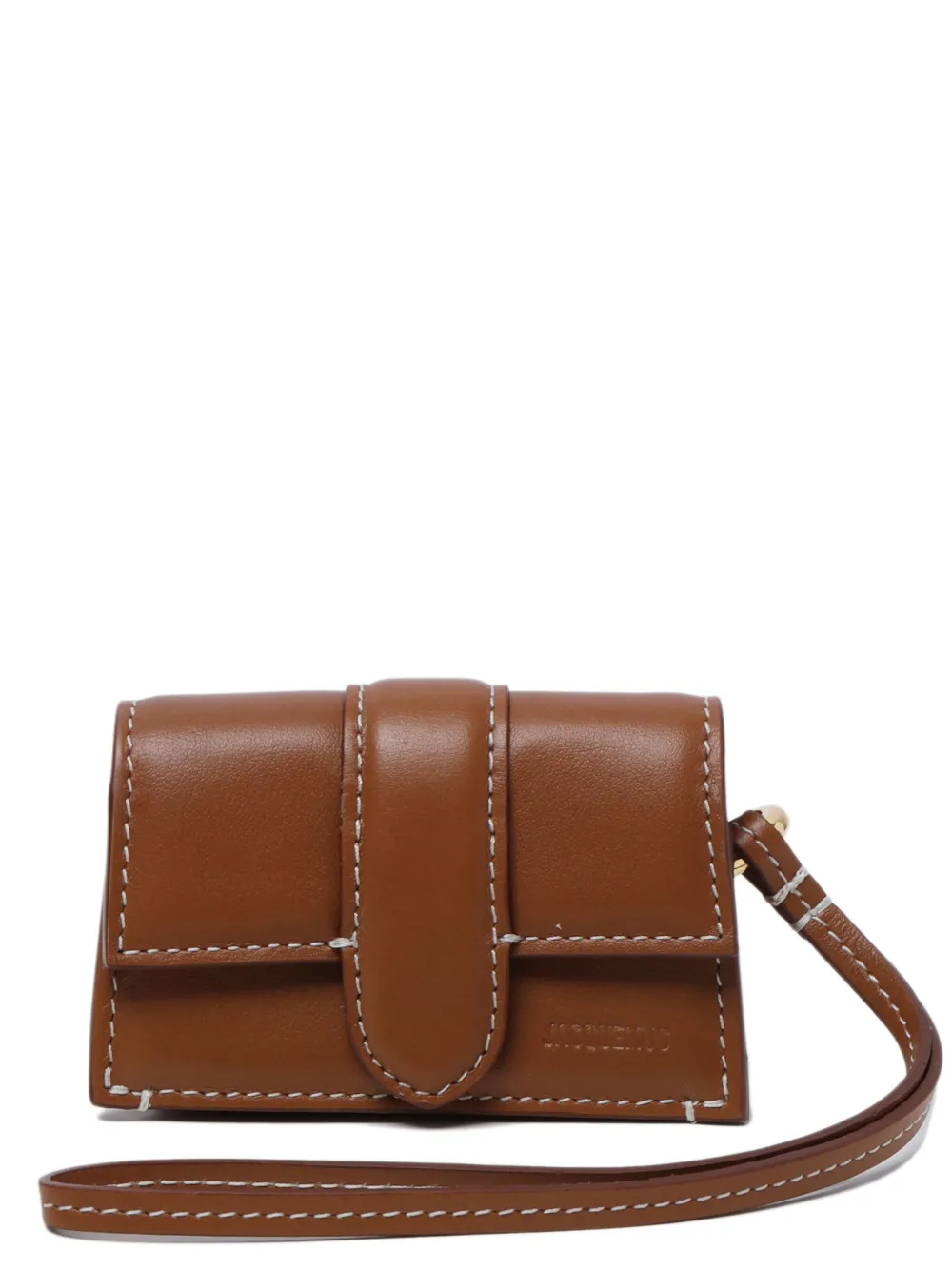Jacquemus Le Porte Bambino Airpods Case In Brown
