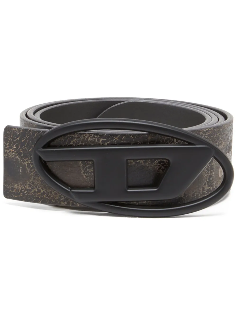 Diesel X Damiano David Belt B-1dr Rev Dd In Brown