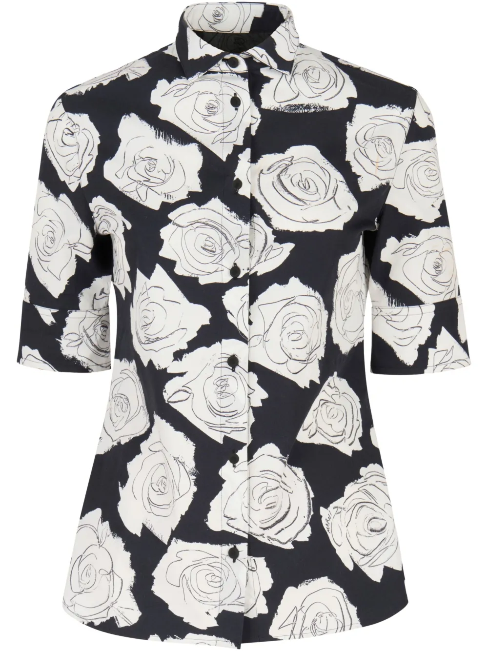 Shop Marni Floral Shirt In White