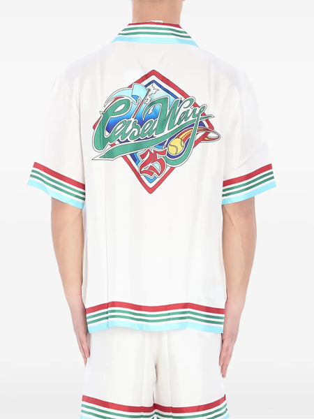 大人気♪【Casablanca】Casa Way World Series Printed T-shirt casablanca Casa Way World Series Shirt available on