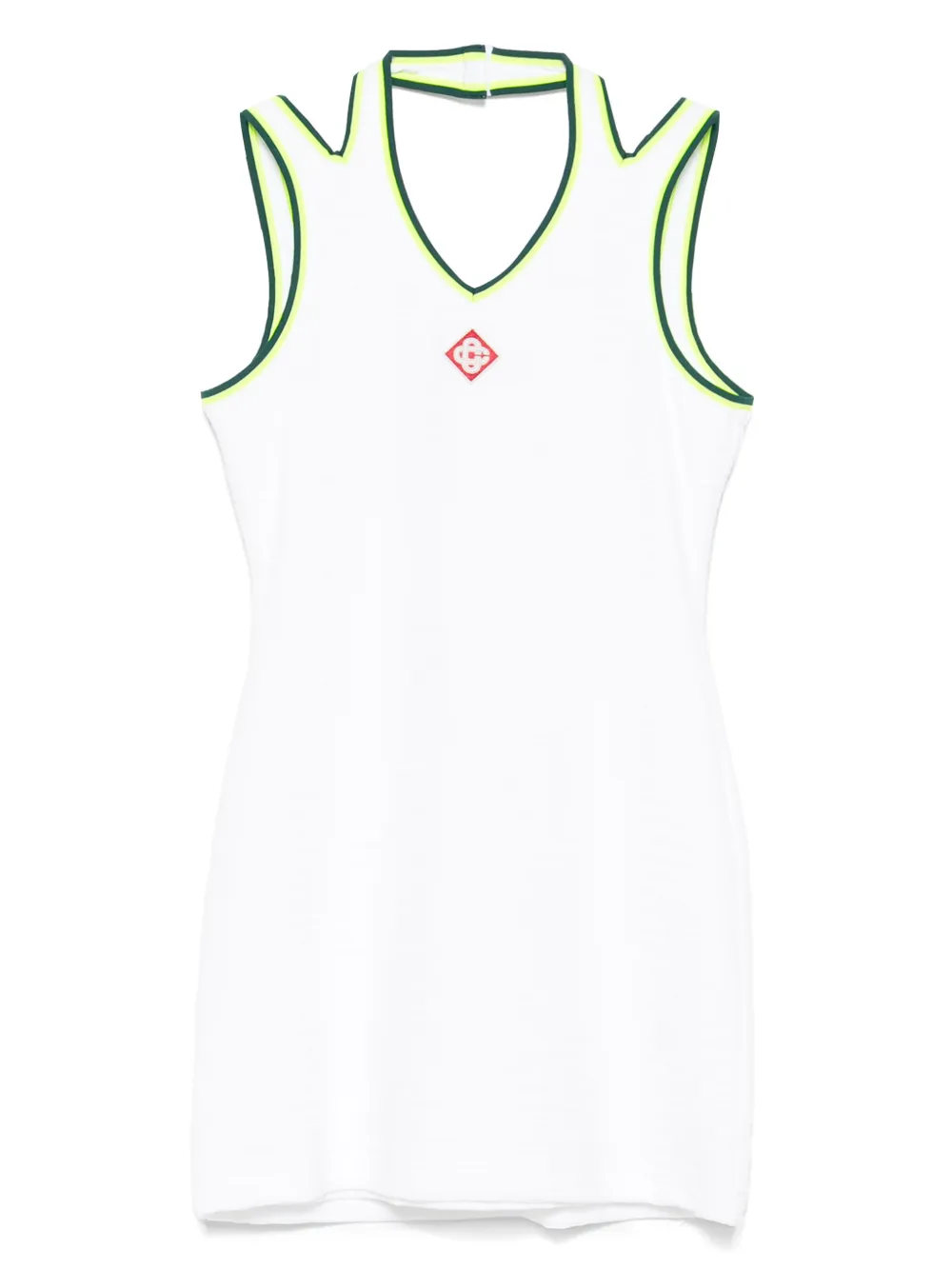 Shop Casablanca Hippie Tennis Short Dress In White