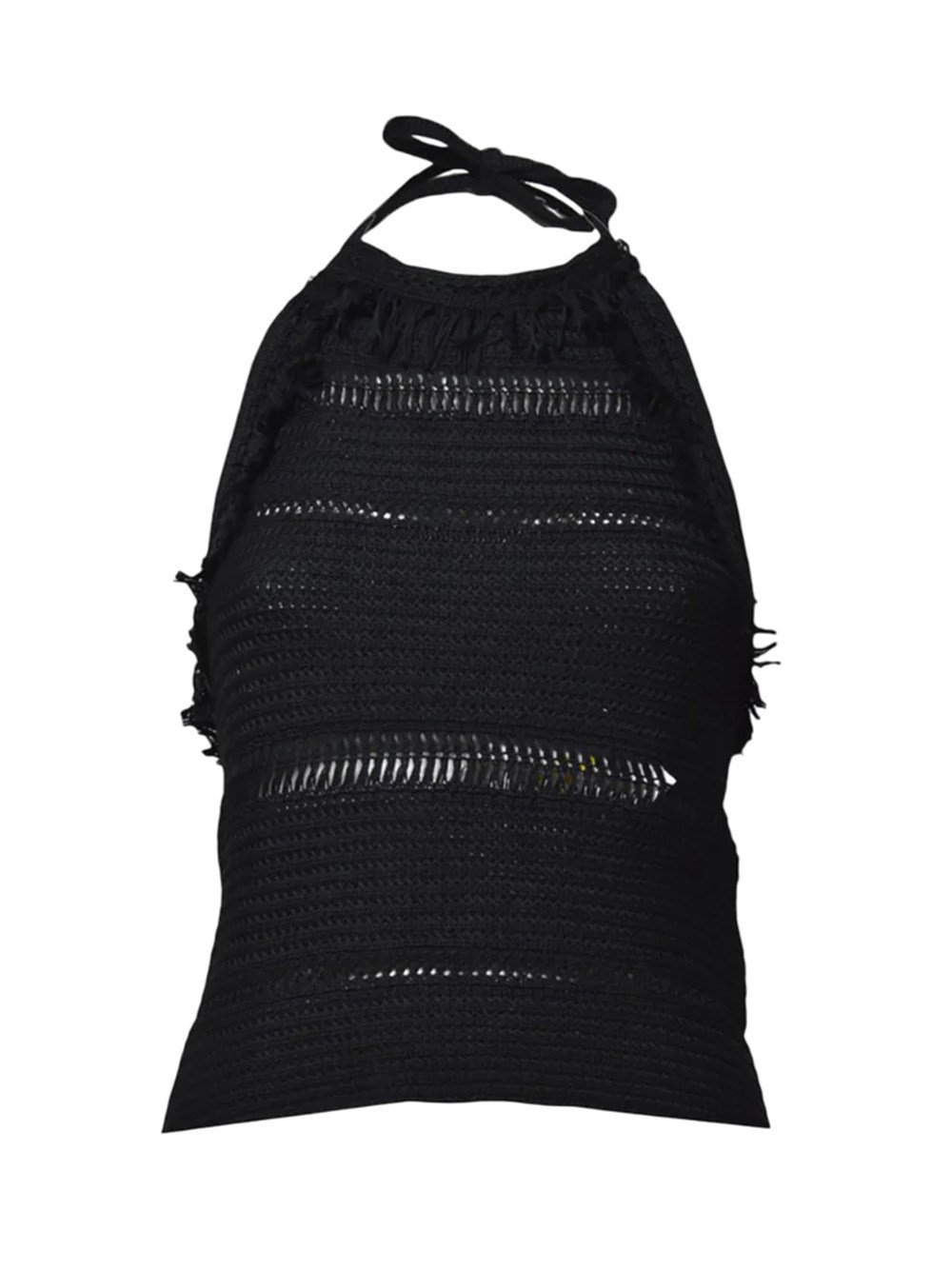 Isabel Marant Étoile Araliane Fringed Macrame Top