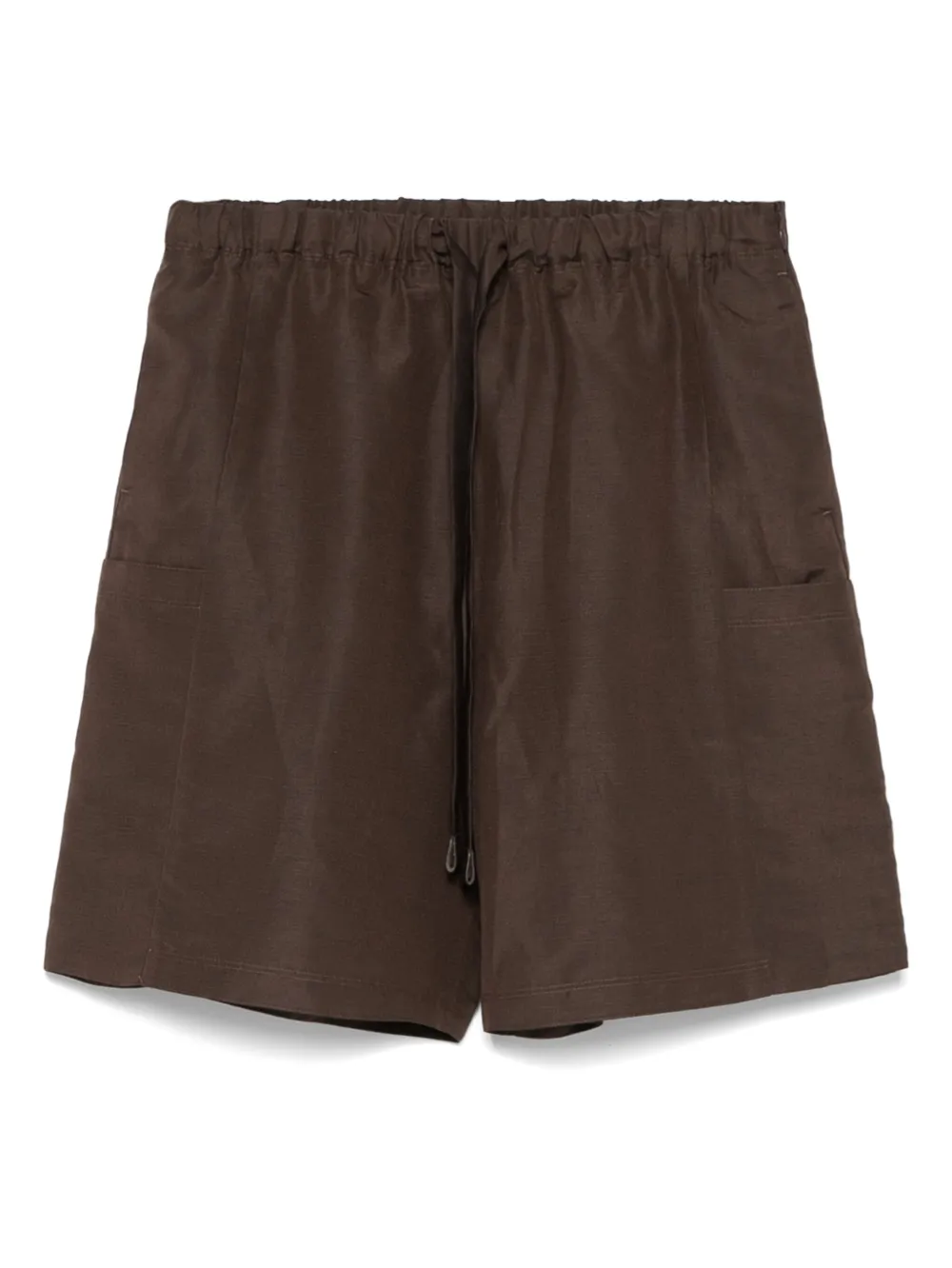 Max Mara Linen And Silk Blend Shorts