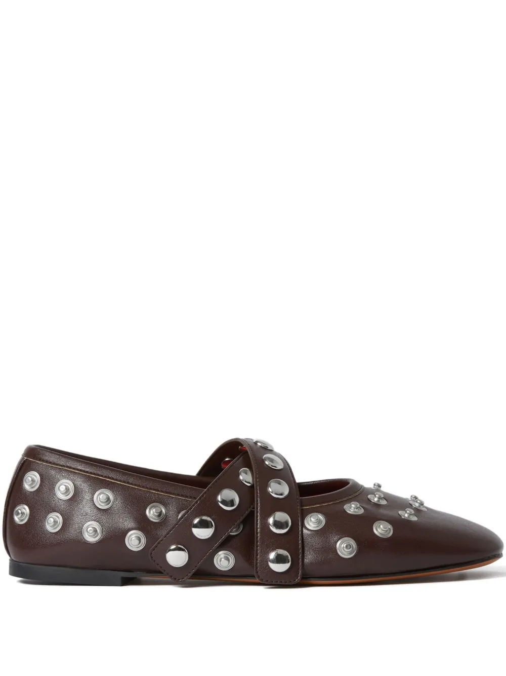 Stella Mccartney Ryder Popper-studded Ballet Flats
