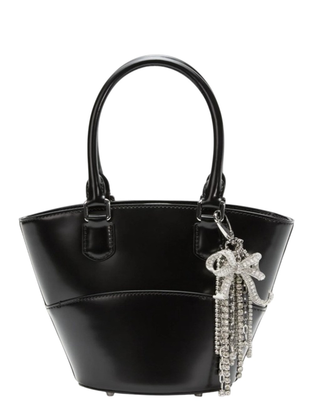 Self-portrait Leather Shoulder Bag With Charms