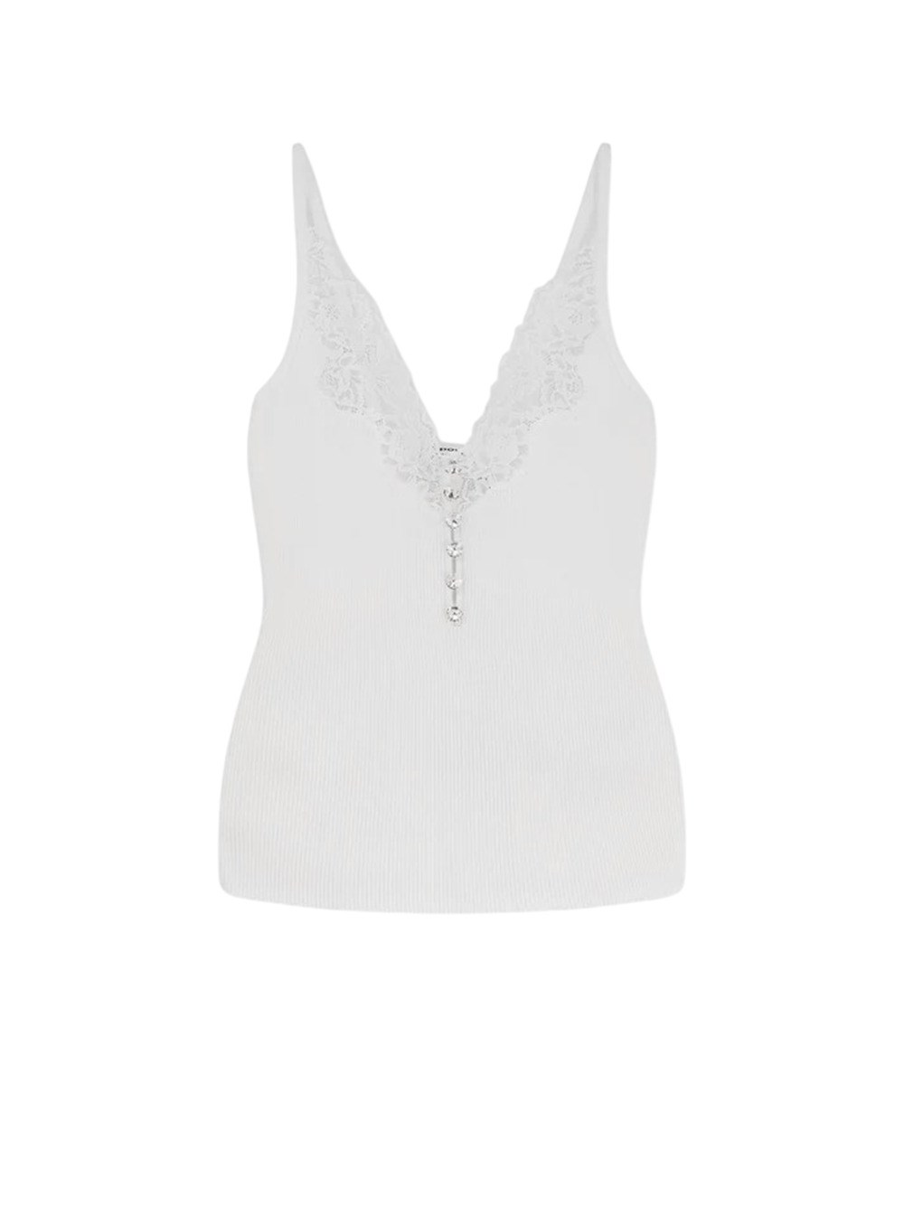 Self-portrait Self Portrait Women Lace Trim Knit Top