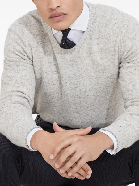 brunello cucinelli Melange effect sweater available on brunello cucinelli Melange effect sweater available on