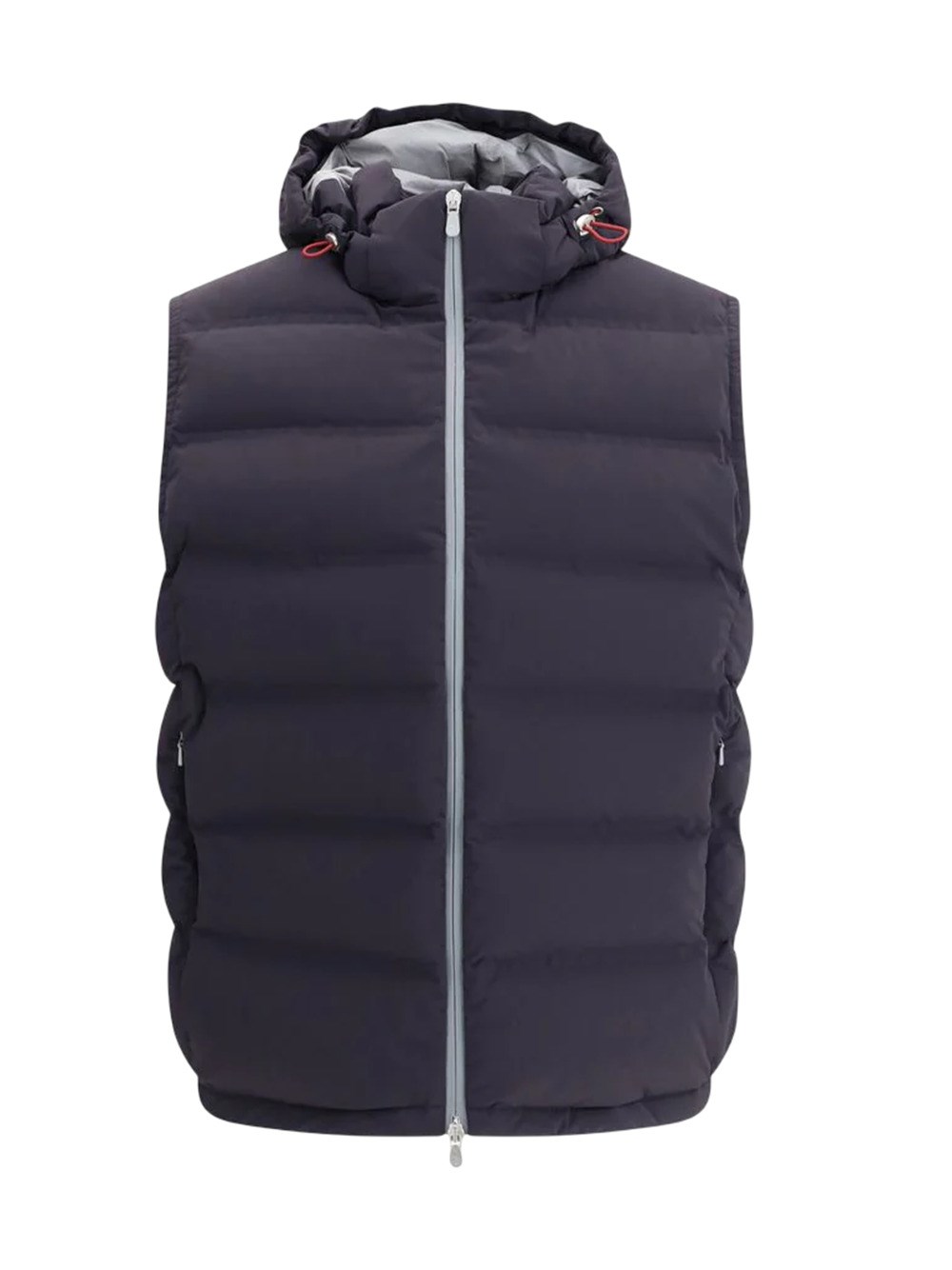 Brunello Cucinelli Down Vest In Blue