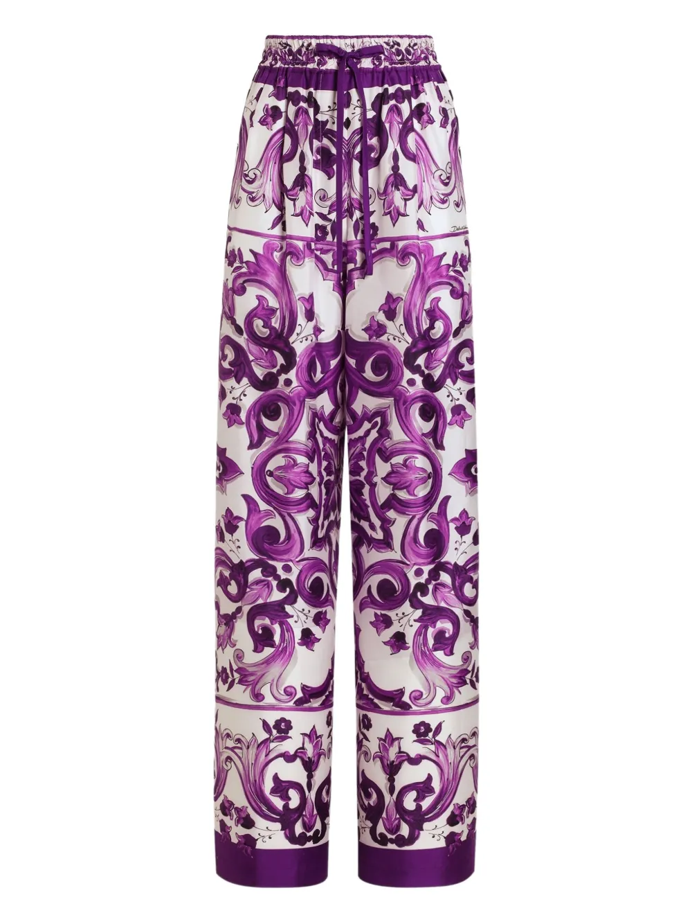 Dolce & Gabbana Silk Trousers