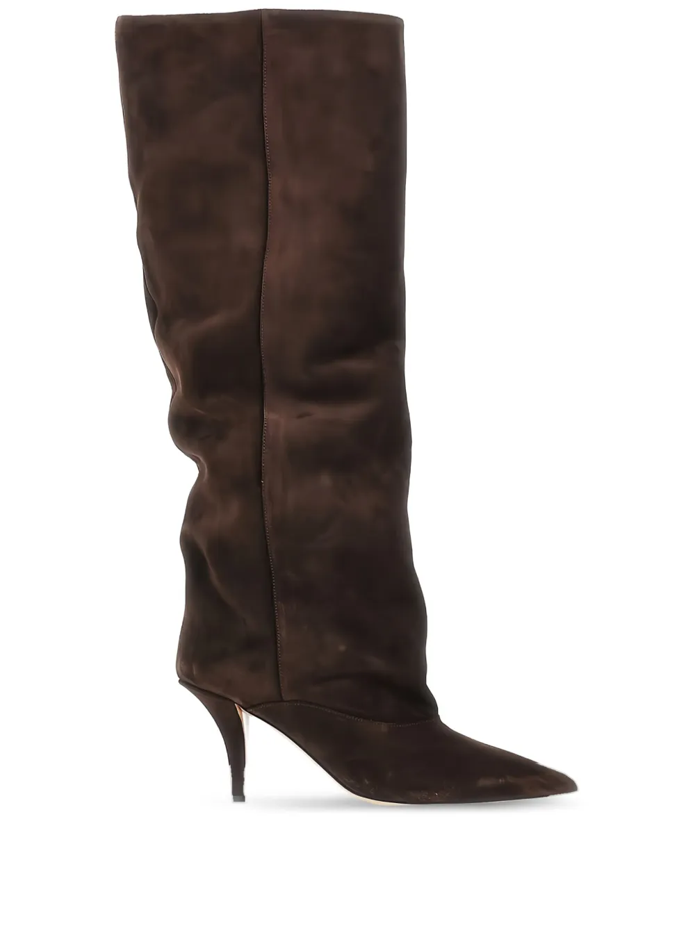 Paris Texas Ines Reverse Midcalf Boot 75 In Brown