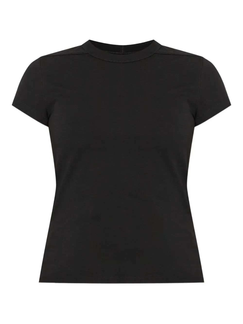Rick Owens Short-sleeved Cotton T-shirt In Black