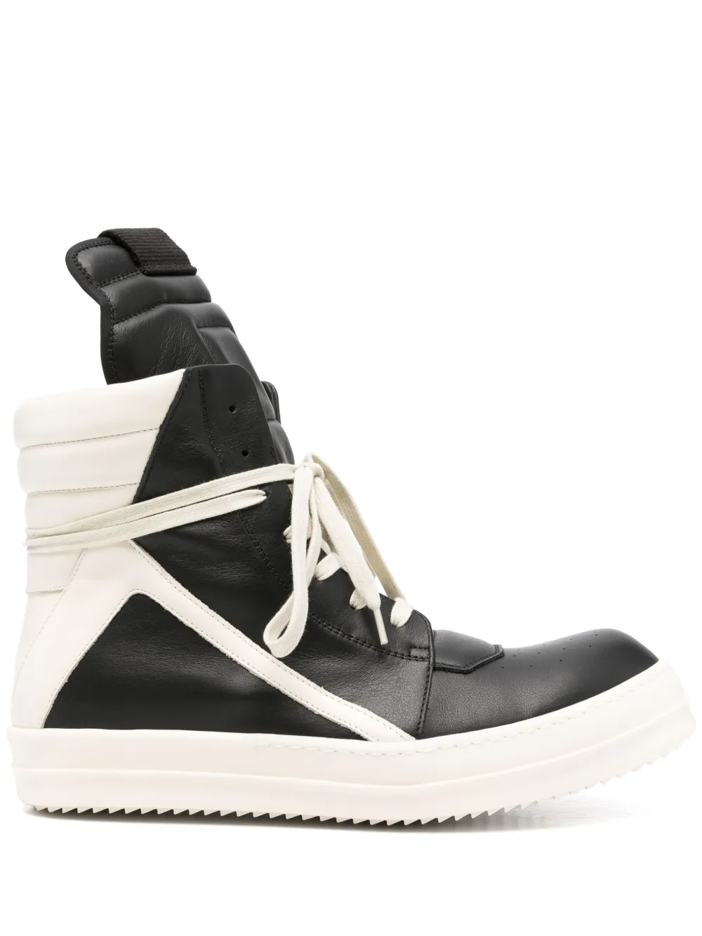Rick Owens Geobasket Sneakers In Black