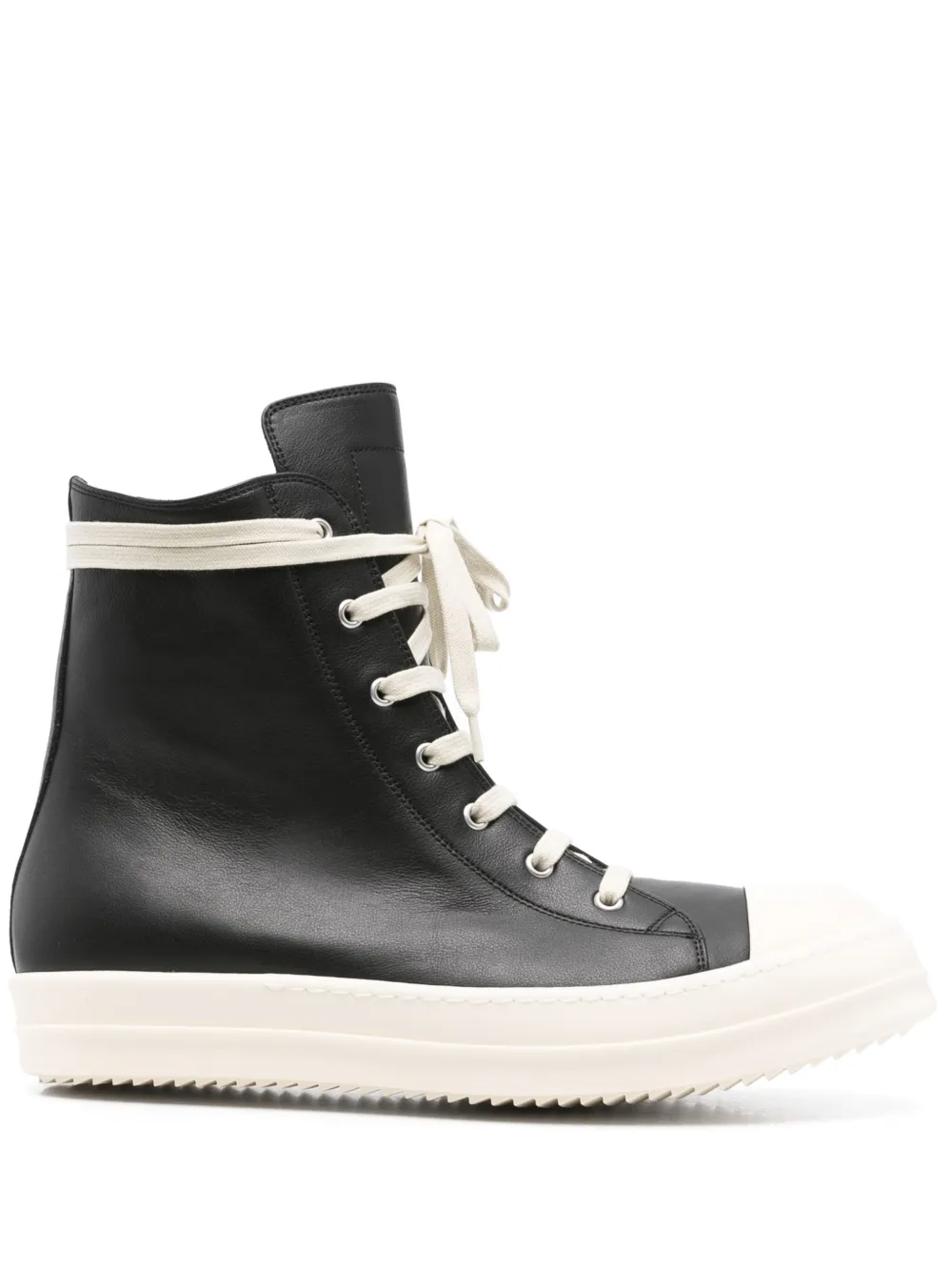 Rick Owens High-top Sneakers In Black