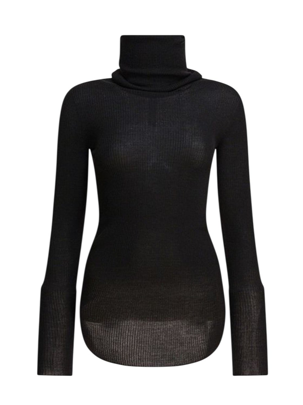 Rick Owens Sweater - Ls Tube In Black