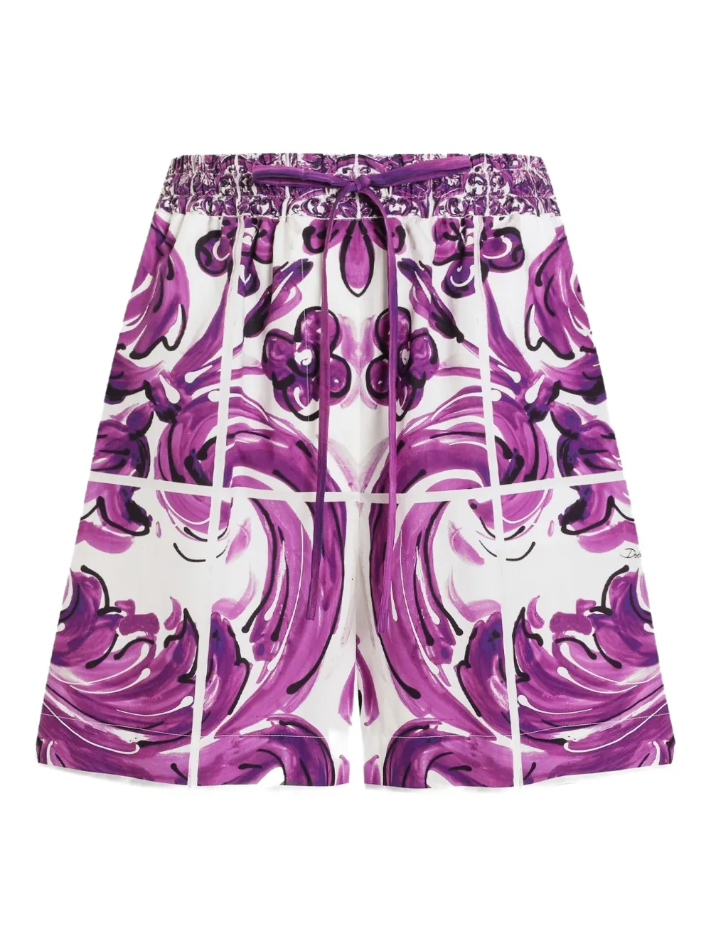 Dolce & Gabbana Cotton Shorts In Multi