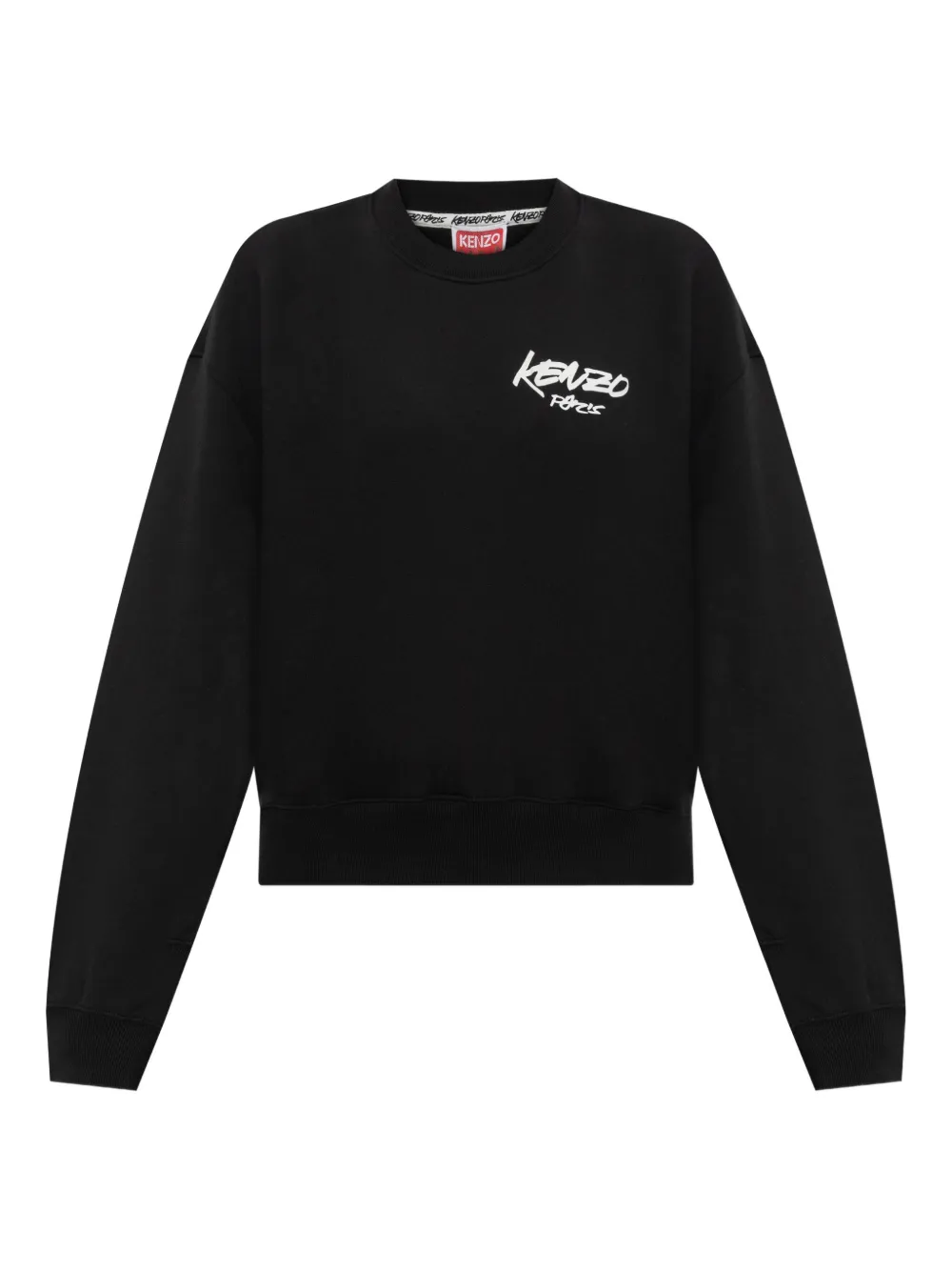 Kenzo Futura Oversize Cocoon Sweatshirt Sweatshirts Black In Black
