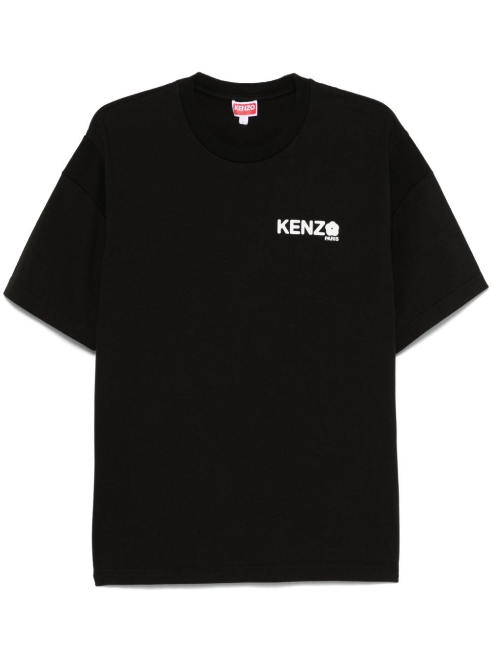 Kenzo Boke Flower 2.0 Classic Cotton Logo Graphic T-shirt In Black
